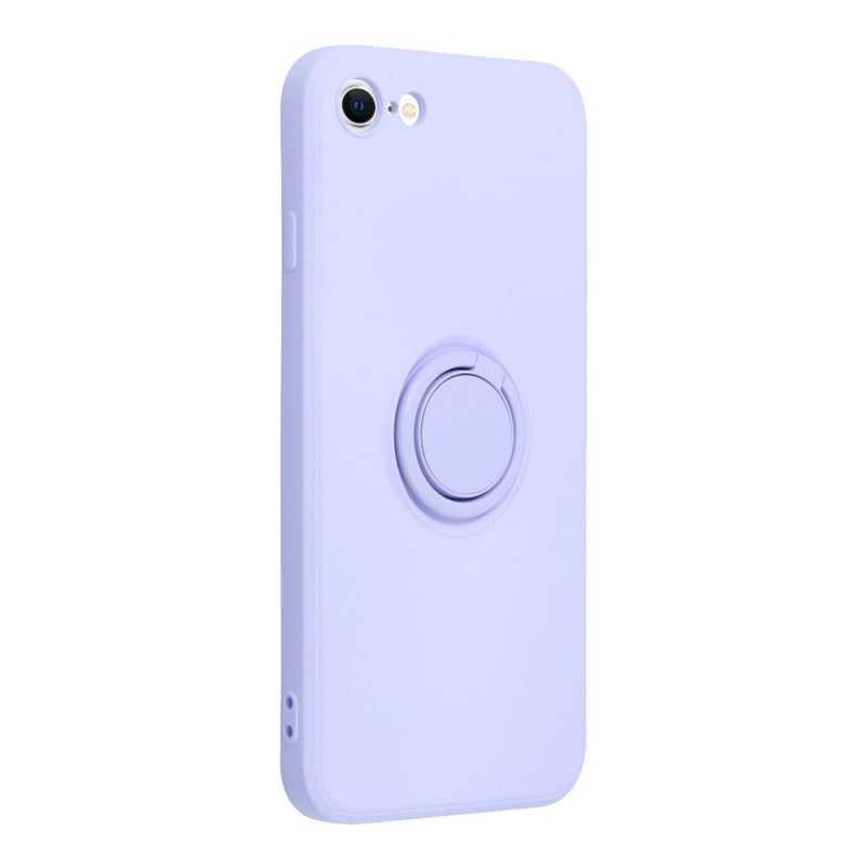 Apple iPhone SE 2022 5G Case Silicone ring Violet 