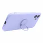 Apple iPhone SE 2022 5G Case Silicone ring Violet 