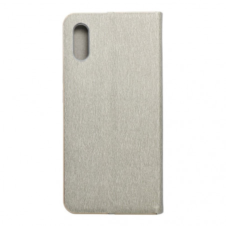 XIAOMI Redmi 9C Wallet Cases LUNA Book Gold Elegant  Silver