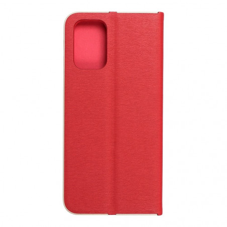 XIAOMI Redmi Note 10 Wallet Cases LUNA Book Gold Elegant  Red 