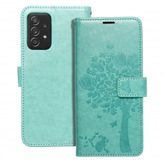 Samsung Galaxy A52 5G Wallet Cases MEZZO Book Tree  Green 