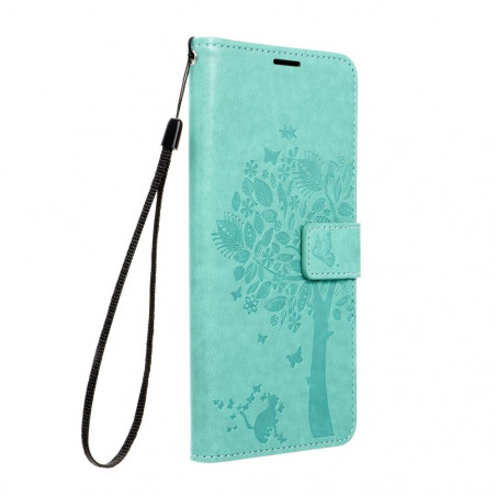 Samsung Galaxy A52 5G Wallet Cases MEZZO Book Tree Green