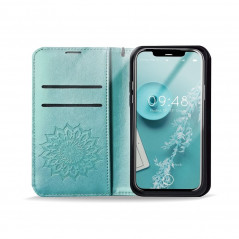 Samsung Galaxy A52s 5G Wallet Cases MEZZO Book Mandala  Green 