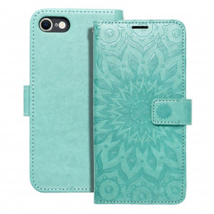 Apple iPhone 7 Wallet Cases MEZZO Book Mandala  Green 