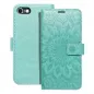 Apple iPhone 7 Wallet Cases MEZZO Book Mandala  Green 