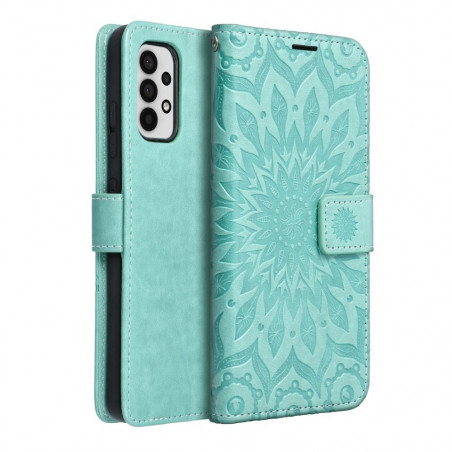 Samsung Galaxy A32 LTE Wallet Cases MEZZO Book Mandala  Green 