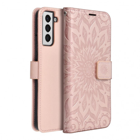 Samsung Galaxy A32 LTE Wallet Cases MEZZO Book Mandala  Rose gold 