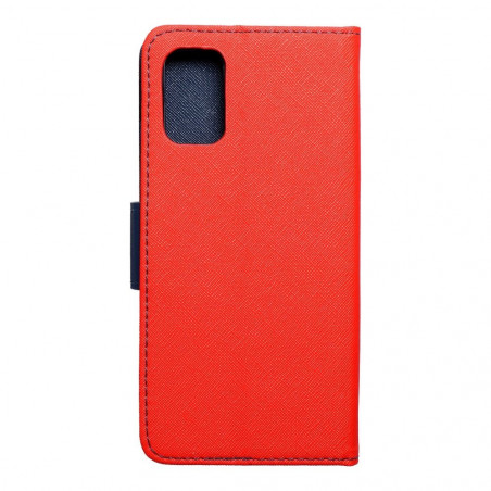 Samsung Galaxy A02s Wallet Cases Fancy Book Red / Navy 