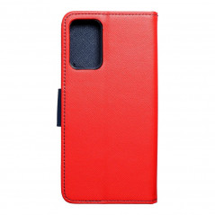 Samsung Galaxy A72 LTE Wallet Cases Fancy Book Red / Navy 