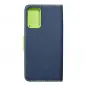 Samsung Galaxy A72 LTE Wallet Cases Fancy Book Navy / Lime 