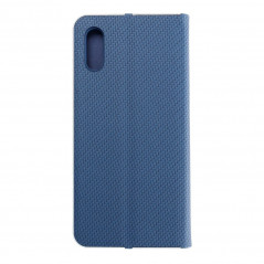 XIAOMI Redmi 9I Wallet Cases LUNA Book Carbon Carbon Fibre, Elegant  Blue 