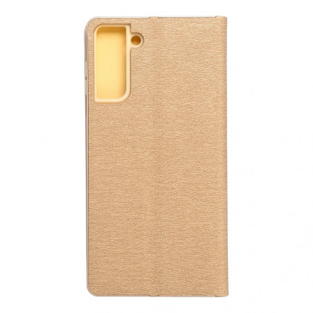 Samsung Galaxy S21 Plus 5G Wallet Cases LUNA Book Gold Elegant  Gold 