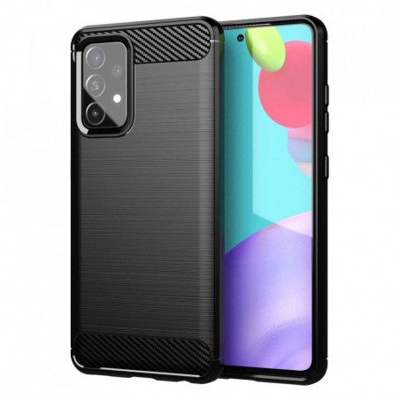 Samsung Galaxy A52 LTE Case Carbon Elegant  Black 