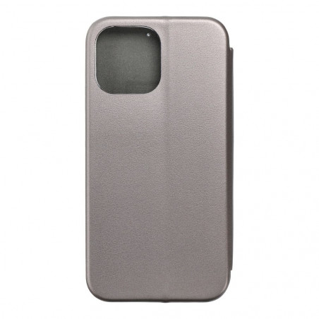 Apple iPhone 13 Pro Max Wallet Cases Book Elegance Elegant  Grey 