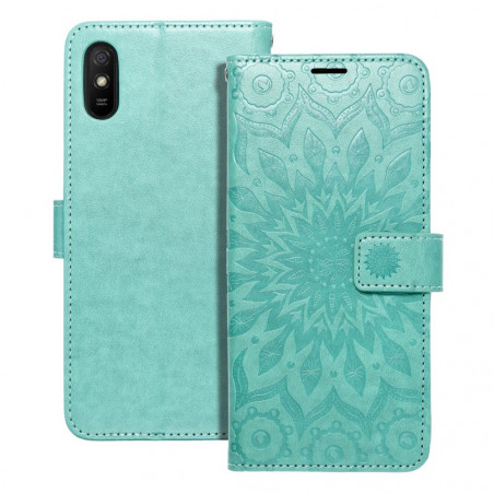 XIAOMI Redmi 9A Wallet Cases MEZZO Book Mandala  Green