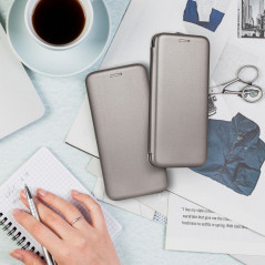 XIAOMI Redmi 9T Wallet Cases Book Elegance Elegant  Grey 