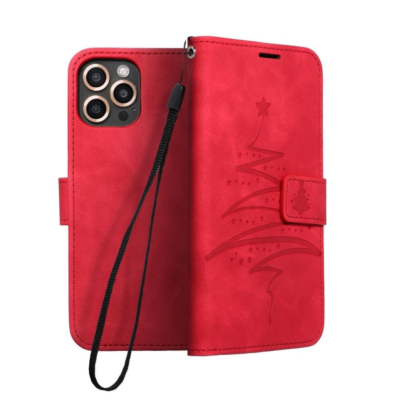 XIAOMI Redmi Note 10S Wallet Cases MEZZO Book Tree  Red 