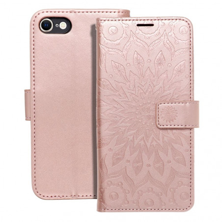 Apple iPhone 7 Wallet Cases MEZZO Book Mandala  Rose gold 