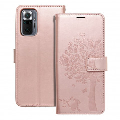 XIAOMI Redmi Note 10 Pro Max Wallet Cases MEZZO Book Tree  Rose gold 