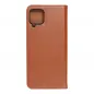 Samsung Galaxy A22 LTE Wallet Cases Leather case SMART PRO Elegant  Brown 