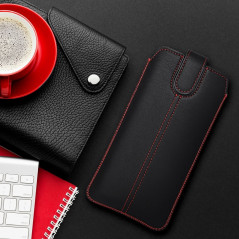 XIAOMI Redmi Note 10 Pro Univerzálne puzdro Pocket Case Ultra Slim M4 Black 