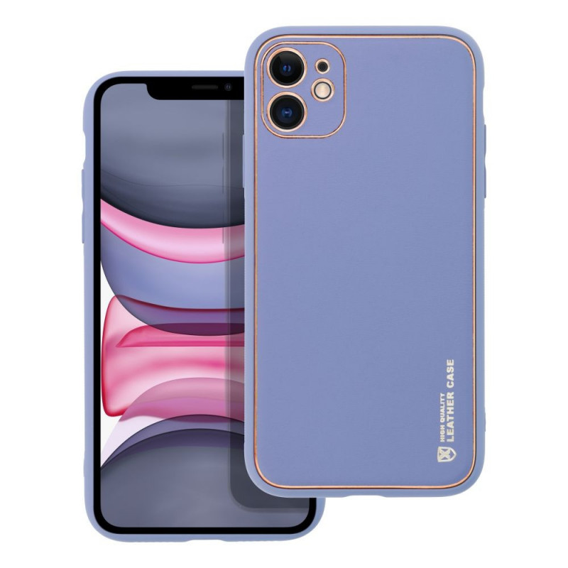 Apple iPhone 11 Case Leather Blue 