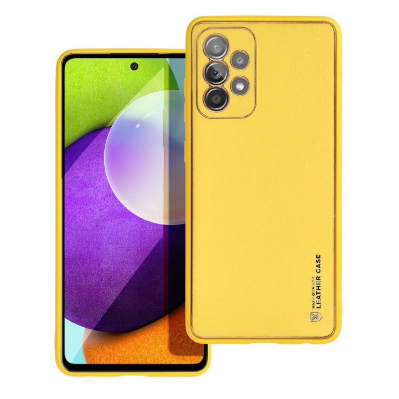 Samsung Galaxy A52s 5G Case Leather Yellow 