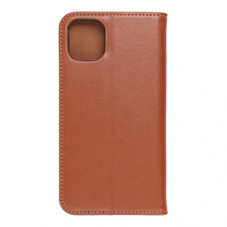 Apple iPhone 11 Wallet Cases Leather case SMART PRO Elegant  Brown 