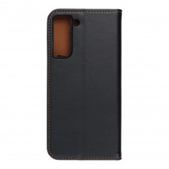 Samsung Galaxy S21 FE 5G Wallet Cases Leather case SMART PRO Elegant  Black 