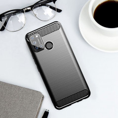 Oppo A53s Case Carbon Elegant  Black 