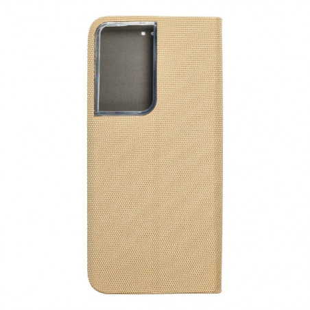 Samsung Galaxy S21 Ultra 5G Wallet Cases Sensitive Book Gold