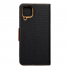 Samsung Galaxy A22 LTE Wallet Cases CANVAS Book Black 