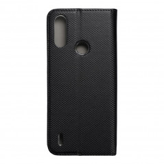 Motorola Moto E7 Power Wallet Cases Smart Case Book Black 