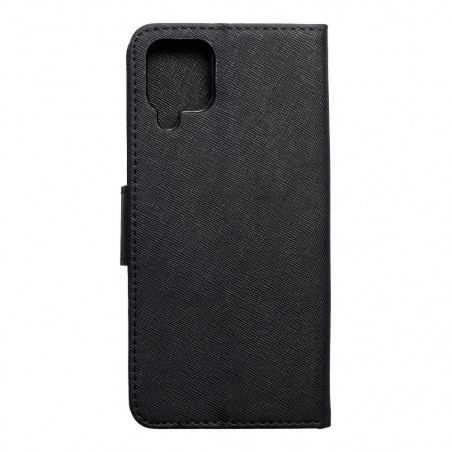 Samsung Galaxy A12 Wallet Cases Fancy Book Black 