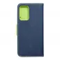 Samsung Galaxy A52 LTE Wallet Cases Fancy Book Navy / Lime 