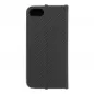 Apple iPhone SE 2020 Wallet Cases LUNA Book Carbon Carbon Fibre, Elegant  Black 