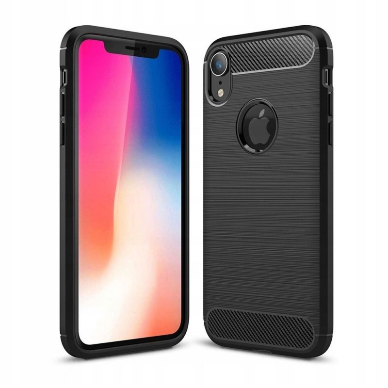 Apple iPhone XR Case Carbon Elegant  Black 