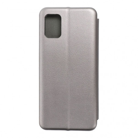 Samsung Galaxy A51 LTE Wallet Cases Book Elegance Elegant  Grey 