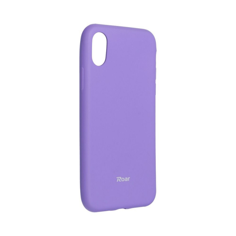 Apple iPhone XS Case Roar Colorful Jelly Purple 