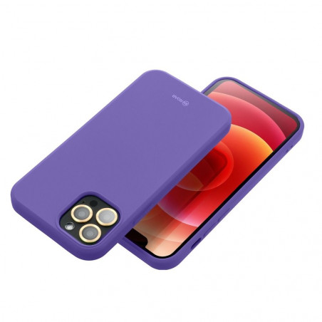 Apple iPhone XS Case Roar Colorful Jelly Purple