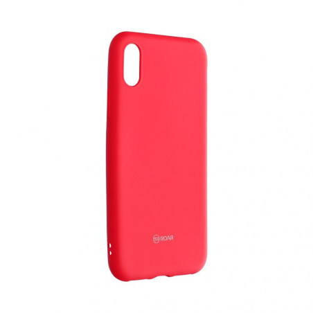 Apple iPhone X Case Roar Colorful Jelly Hot pink