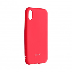 Apple iPhone XS Case Roar Colorful Jelly Hot pink