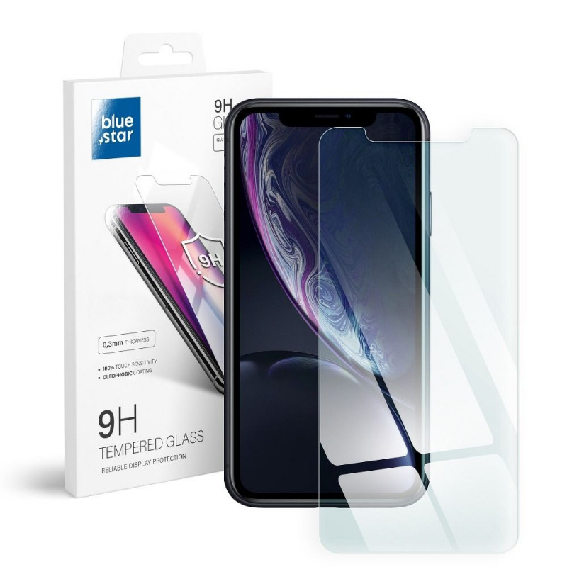 Apple iPhone XR Tempered glass Blue Star 9H Transparent 