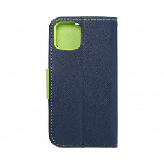 Apple iPhone 11 Pro Wallet Cases Fancy Book Navy / Lime