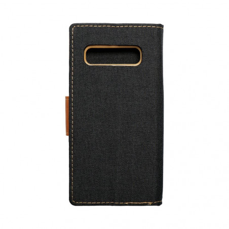 Samsung Galaxy S10 Wallet Cases CANVAS Book Black 