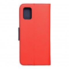 Samsung Galaxy A51 LTE Wallet Cases Fancy Book Red / Navy 