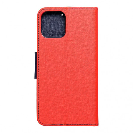 Apple iPhone 12 Pro Wallet Cases Fancy Book Red / Navy