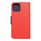 Apple iPhone 12 Pro Wallet Cases Fancy Book Red / Navy 