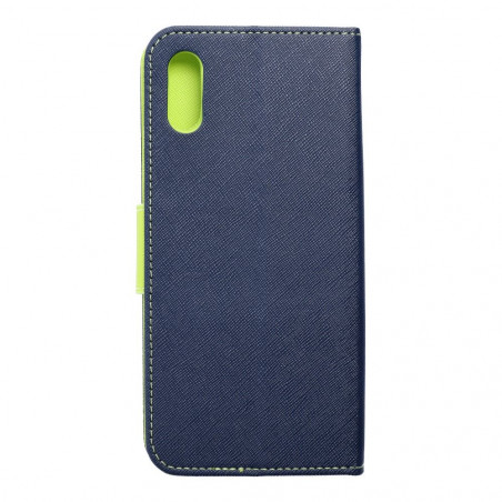 XIAOMI Redmi 9C Wallet Cases Fancy Book Navy / Lime 