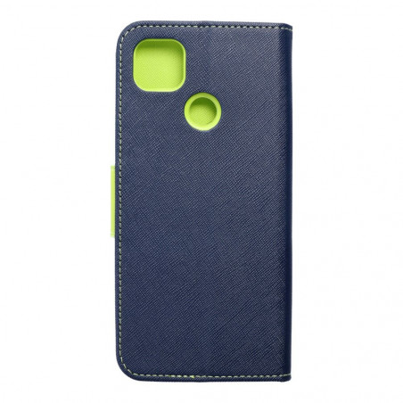 XIAOMI Redmi 9A Wallet Cases Fancy Book Navy / Lime 